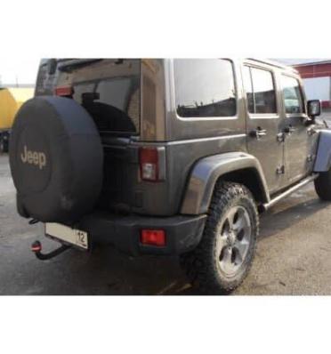 Фаркоп (ТСУ) для JEEP Wrangler 2007- съемный шар на двух болтах 3.1тонны Босал